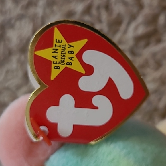 Ty Beanie Babies Peace the Bear Tie Dye Plush 1996 - Picture 2 of 7